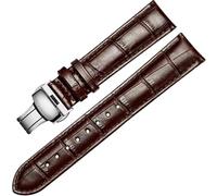 kongsou Leather Watch Strap For Tissot Le Locle Ballade Gentleman Carson(Browns2,19mm)
