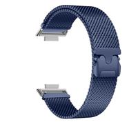 kongsou Milanese Magnetic Watch Strap For Huawei Fit 3 2 1 Metal Loop Bracelet Wristband(Dark blue,Fit)