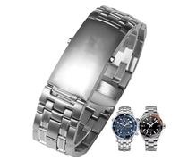 kongsou Steel Watch Strap For Omega Seamaster 300 Speedmaster 600 Ocean's Heart Watchband(Seamaster Nine,20mm)