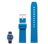 kongsou The Rubber Silicone Watch Strap For Breitling Avenger And Super Ocean Heritage II(Blues1,22mm)