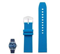 kongsou The Rubber Silicone Watch Strap For Breitling Avenger And Super Ocean Heritage II(Blues2,22mm)