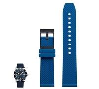 kongsou The Rubber Silicone Watch Strap For Breitling Avenger And Super Ocean Heritage II(Light blueb1,22mm)