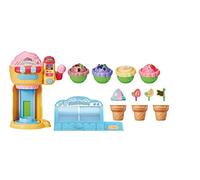 KONGSUNI Series, Youngtoys playset Bath Restaurant Shower Teeth Veggie Cake Bakery ice Cream Nurse Cooking (Ice Cream Shop (English Package))