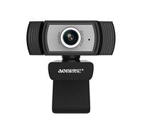 KONGXICAMES Aoni C33 Beauty FHD 1080P IPTV WebCam Teleconference Teaching Live Broadcast Computer Camera with Microphone, Drive-free Plug and Play (Black) (Color : Black)