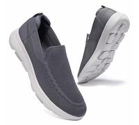konhill Mens Breathable Slip On Trainers for Gym Walking Travel