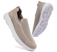 konhill Mens Breathable Slip On Trainers for Gym Walking Travel