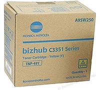 Konica Minolta Toner Cartridge TNP49Y (A95W250, C3351) – Yellow, 12,000 pages – Original