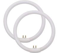 Konideke 5.5 Inch Outside Diameter,T4 12W 6400K Circular Fluorescent Bulb,Replacement for Conair Round Makeup Mirror