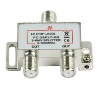 Konig 2 Way CATV F Splitter