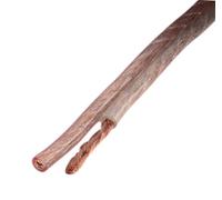 Konig 25m On Reel OFC Cable for Loudspeaker - Transparent