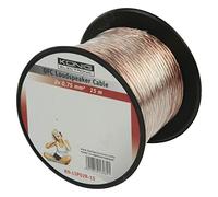 Konig KN-LSP02R-15 15m On Reel OFC Cable for Loudspeaker - Transparent