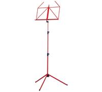 Konig & Meyer 10010 red music stand with foldable desk