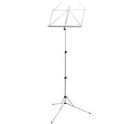 Konig & Meyer 101 music stand with foldable desk nickel