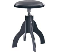 Konig & Meyer 13851 Piano stool base high-gloss black, seat black imitation leather