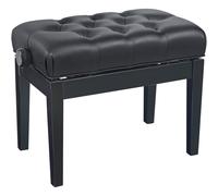 Konig & Meyer 13963 Hydraulic piano bench high-gloss black, seat black imitation leather