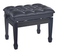 Konig & Meyer 13965 Hydraulic piano bench high-gloss black, seat black imitation leather