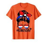Koningsdag Netherlands Flag Dutch Cute Girl Mom Kings Day T-Shirt