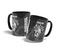 Konix Dungeons & Dragons Beholder Black and White Ceramic Mug 11oz