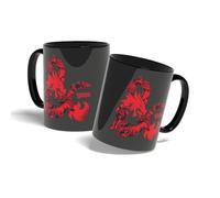 Konix Dungeons & Dragons Monster Mug, 320 ml, Ceramic Mug, Red and Black