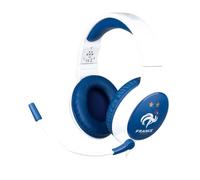 Konix FFF Kabelgebundenes Gaming-Headset für PC, PS4, PS5, Switch, Xbox One und Series X|S - Mikrofon - Kabel 1,5 m - 3,5 mm Klinkenstecker - Weiß und Blau