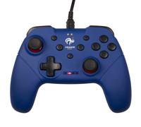 Konix FFF Wired Controller for Nintendo Switch, Switch OLED and PC, Vibration Function, 3M Cable, Blue
