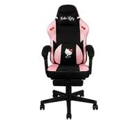 Konix Hello Kitty Premium Gaming Chair - Black & Pink