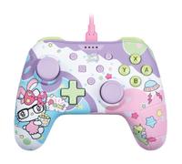 Konix Hello Kitty Wired Controller for Nintendo Switch, Switch OLED and PC, Vibration Function, 3m Cable, Purple Pink