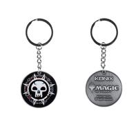 Konix Magic The Gathering Black Mana Keyring