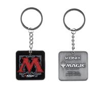 Konix Magic The Gathering Schlüsselanhänger - M-Logo-Motiv - Schwarz und Rot