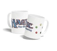 Konix Magic The Gathering Tasse - Keramiktasse - 320 ml - Vintage-Logo-Motiv - Weiß