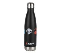Konix Magic The Gathering Vacuum Flask - Stainless Steel - 500 ml - 5 Colours Motif - Black