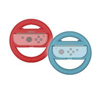 Konix Mythics Dual Steering Wheels JoyCon Holder (Red/Blue) (Switch) NEW