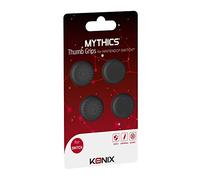 Konix Mythics Non-Slip Joystick Caps Set of 4 for Joy-Con Controller, Nintendo Switch, Switch Lite and Switch OLED - Black