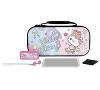 Konix Mythics Protective Case and Carry Bag for Nintendo Switch Console - Storage for 8 Games - Kitty Design, Pink - Starter Kit, Hello Kitty