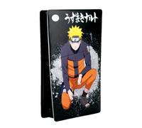 Konix Naruto Shippuden Protective Panel for PS5 Slim Console - Silicone - Shockproof - Anti-Scratch - Naruto Pattern - Black