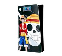 Konix One Piece Protective Case for PS5 Console Slim Silicone Shockproof Scratch-Resistant Luffy Motif Black