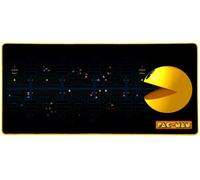 Konix Pac-Man Gaming Mouse Pad XXL 90 x 46 cm - Non-Slip Rubber Base - Black and Yellow