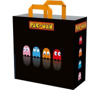 Konix Pac-Man Shopping Bag 40 x 45 x 20 cm - Recycled Material - Black