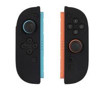 Konix Schutzhülle für Joy-Con-Controller der Nintendo Switch 2 - Silikon - Stoßfest - Kratzfest - Staubabweisend - Schwarz