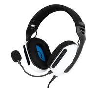 Konix Skylite Ultralight Wired Gaming Headset 218g for PS5-40mm Speaker - Detachable Microphone - 1.5m Cable - 3.5mm Jack - Black and White