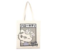 Konix Stranger Things Tote Bag, White - Wink, 38 x 42 cm, Hello Kitty