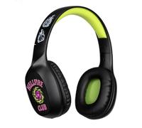 Konix Stranger Things Wireless Bluetooth 5.3 Headphones for PC, Smartphones, Tablets - Microphone - 30 Hour Battery Life - 3.5 mm Jack Cable - Black and Yellow