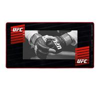Konix UFC Gaming Mouse Pad XXL 90 x 46 cm - Non-Slip Rubber Base - Black and Red