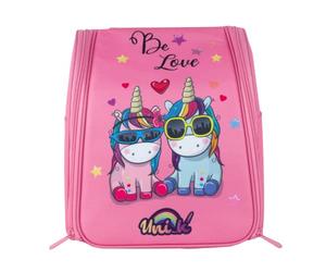 Konix Unik BackPack (Unicorn Be Love) - Switch Case - Soft Shell - Nintendo Switch, Switch Lite - Pink