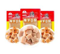Konjac Tofu 500g/Bag, Soybean Products, Healthy Konjac Meal Replacement Food, Delicious Snacks, Chinese Specialties Tofu for Soup, Hotpot Ingredients, Home Cold Mixed Dishes (2bag)