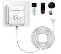 KONLEMEI Doorbell Power Adapter, 24V Transformer Compatible with Video Doorbell, 20ft/6M,White