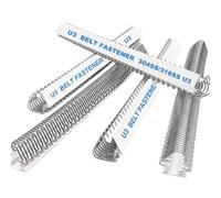 KONLEYA Stainless Steel 300mm Conveyor Belt Buckle, Industrial Belt Fasteners, Lightweight Conveyor Belt Joints (Box of 12)