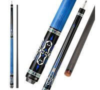 KONLLEN Carbon Fiber Pool Cue Stick 58-inch Professional Pool Sticks for Adults Full Carbon Technology Low Deflection Pool Cue Billiard Cues with 12.5mm Tip (Easy to Control, Pro Taper, Ultra-Smooth)