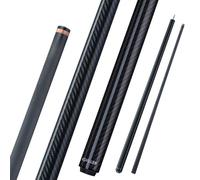 KONLLEN Heavy Hitter Break Cue Carbon Fiber Break Cue with 12.9mm Tip Punch Cue Billiard Pool Stick (KL-HH Break Cue, Only 1/2 Split Cue/Other Cue 3-Pieces Break Jump Cue)