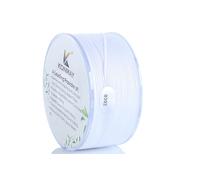 KONMAY 0.4mm White Nylon String with Case for Bracelets,150 Meters Braided Nylon Satin Cord for Jewelry Making, Beading,Chinese Knotting, Kumihimo, Macramé